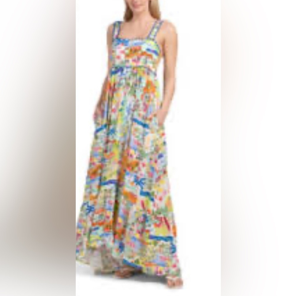 Colorful City Maxi Dress